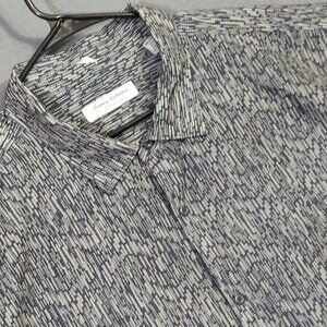 Tommy Bahama Shirt Men's 3XLT Gray The Bahama Coast Short Sleeve Button Up